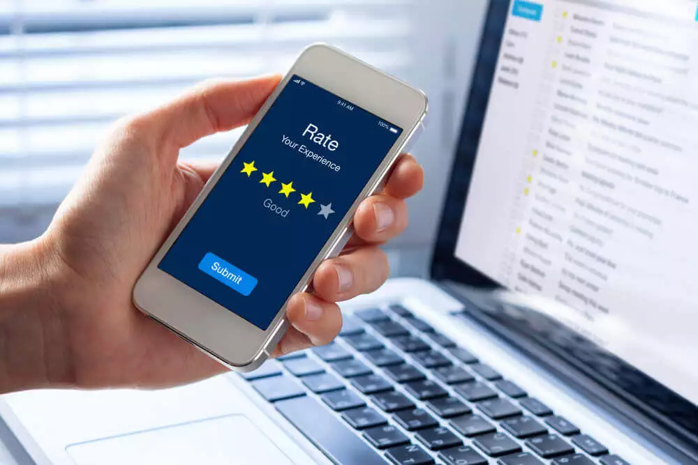 online customer rating