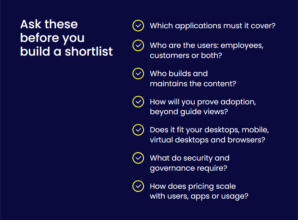 How to choose a digital adoption solution