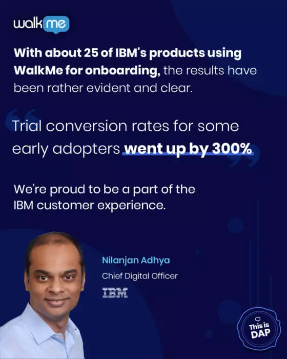 IBM using WalkMe for better onboarding process