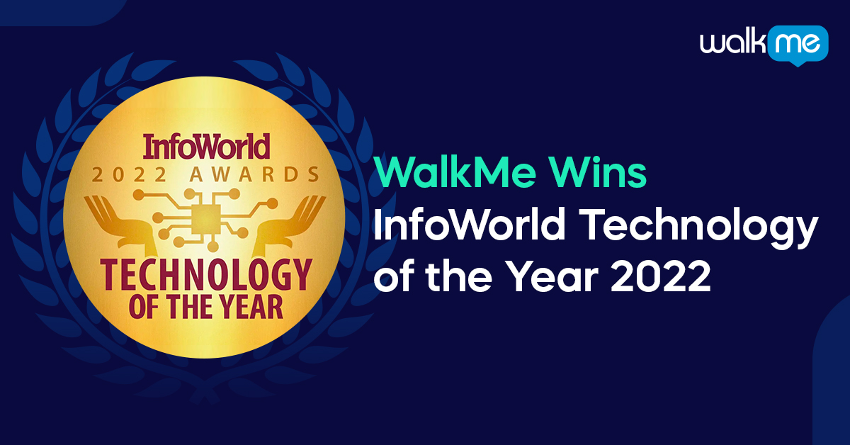 Infoworld Technology Of The Year Awards 2024 WalkMe Wins InfoWorld Technology of the Year 2022 | WalkMe Awards