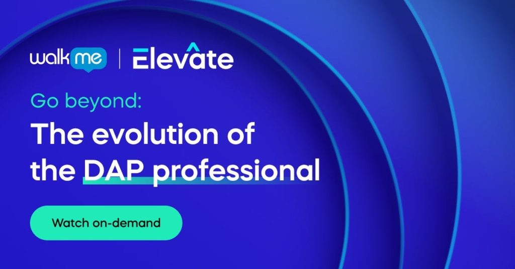 Go beyond: The evolution of the DAP professional_ Watch the keynote