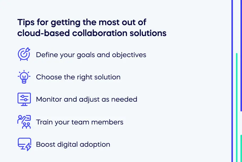 Tips for getting the most out of cloud-based collaboration solutions