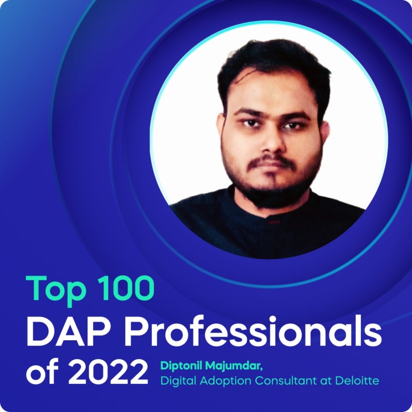 Top 100 DAP Professionals of 2022: Diptonil Majumdar