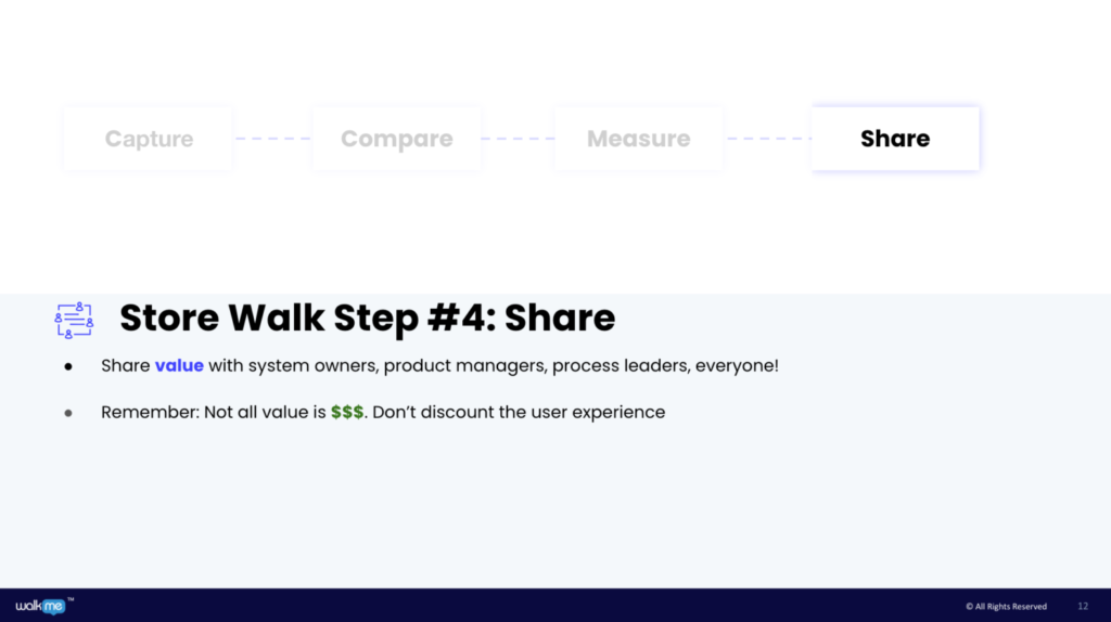 Using “store walks” to demystify DAP value_Step4
