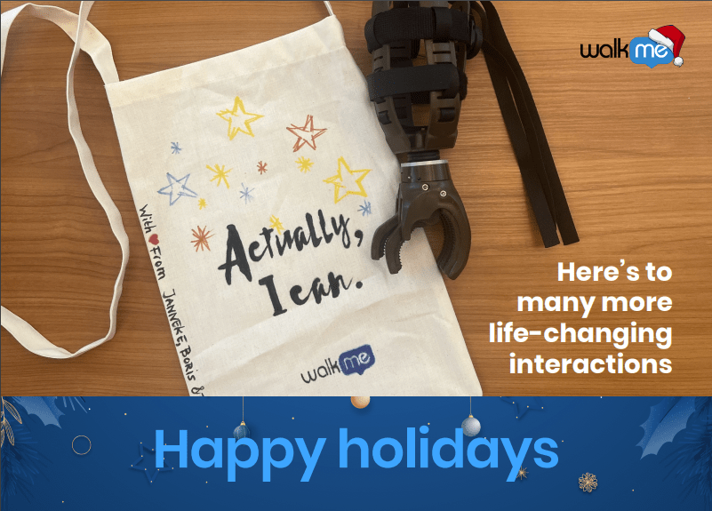 Happy holidays from the WalkMe team