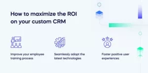 How to maximize the ROI on your custom CRM