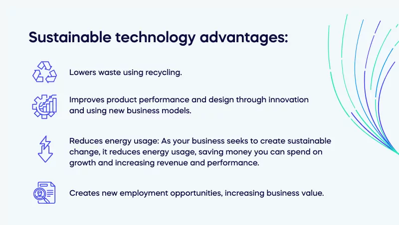 Sustainable technology advantages_
