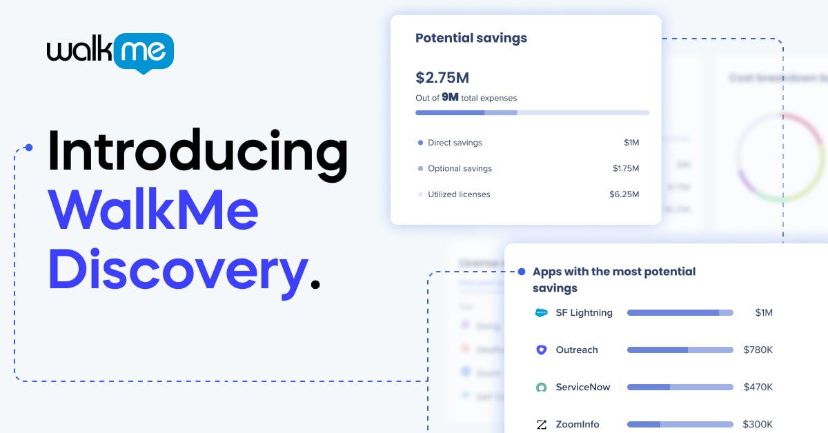 Introducing WalkMe Discovery WalkMe Blog