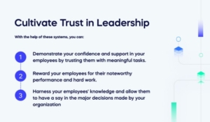 Cultivate Trust in Leadership