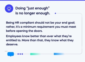 Doing “just enough” is no longer enough
