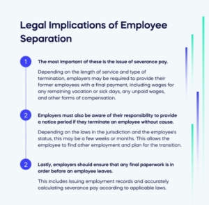 Legal Implications of Employee Separation 