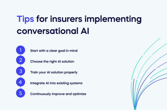 Tips for insurers implementing conversational AI (1)