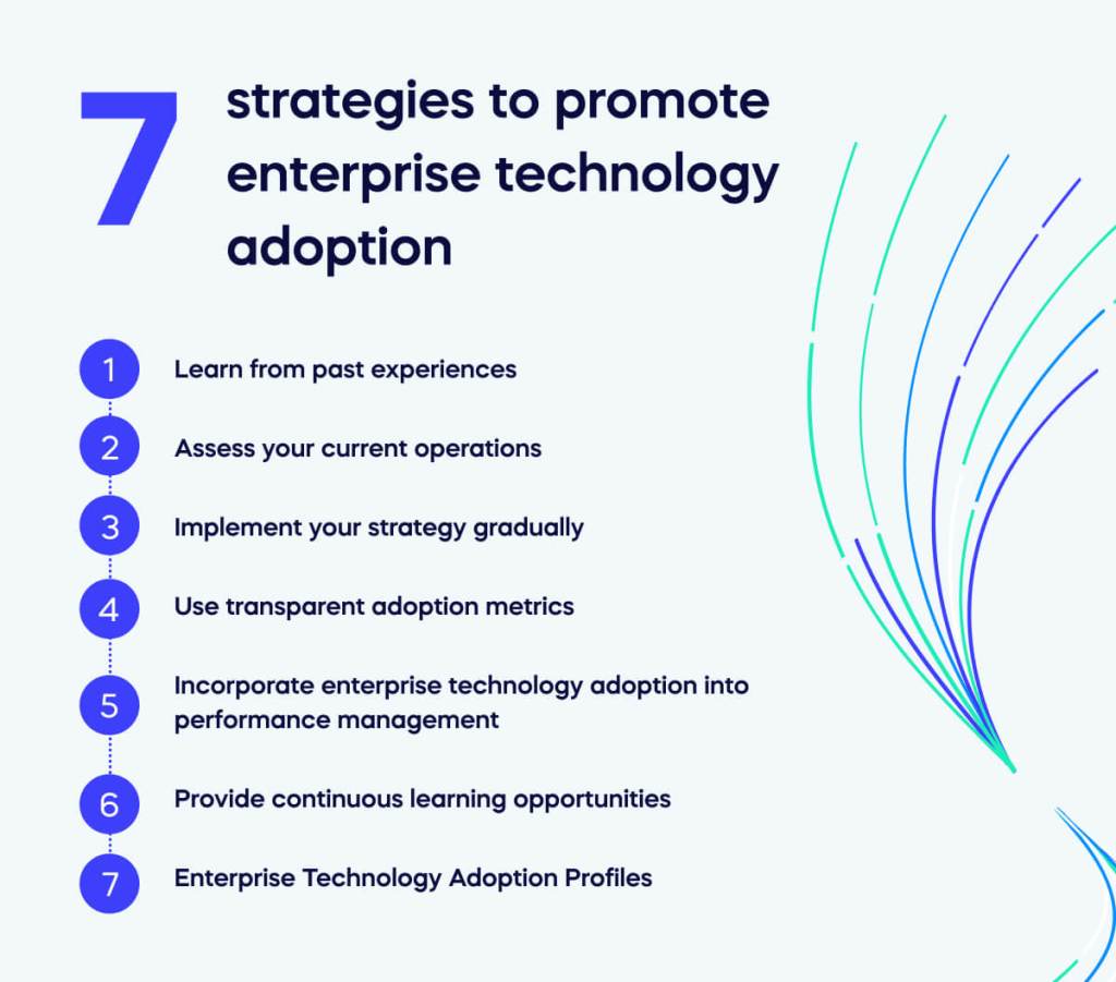 7 strategies to promote enterprise technology adoption