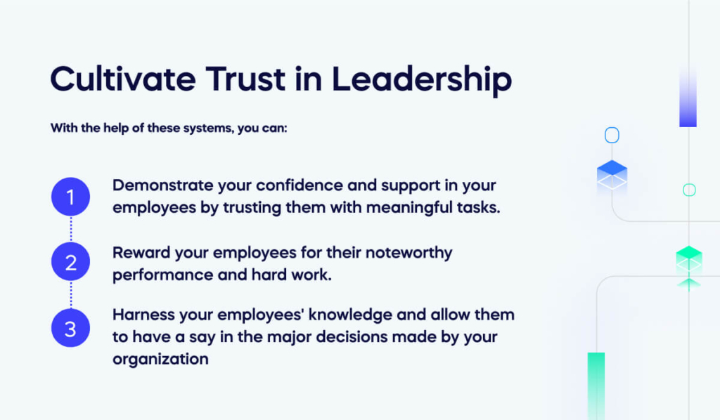 Cultivate Trust in Leadership