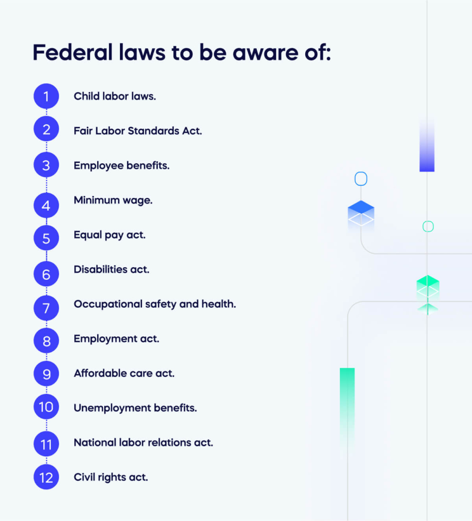 Federal laws to be aware of_