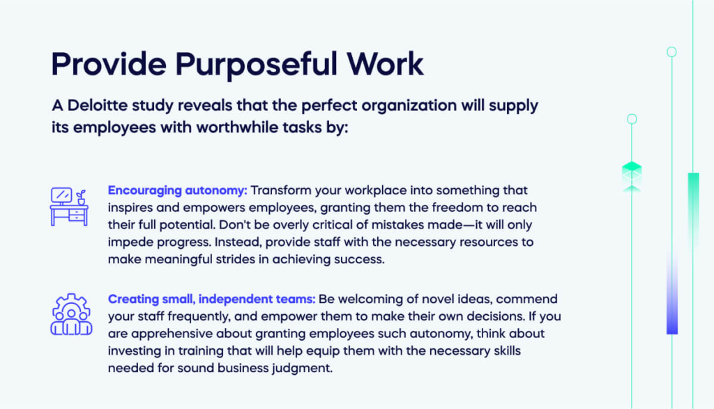 Provide Purposeful Work
