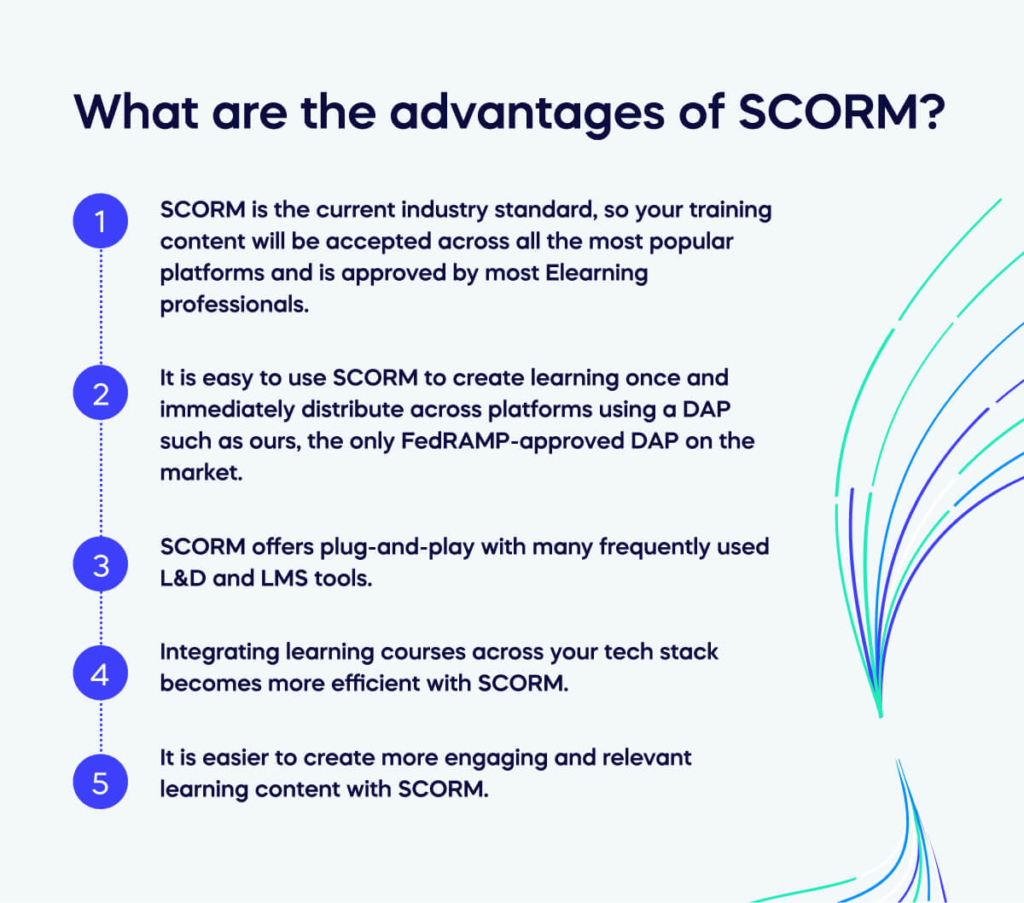 What are the advantages of SCORM_