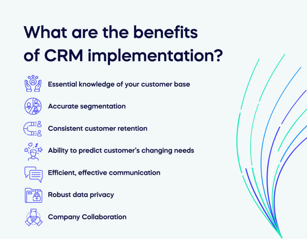 What are the benefits of CRM implementation_