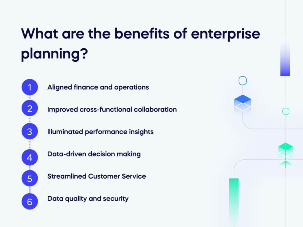 What are the benefits of enterprise planning_