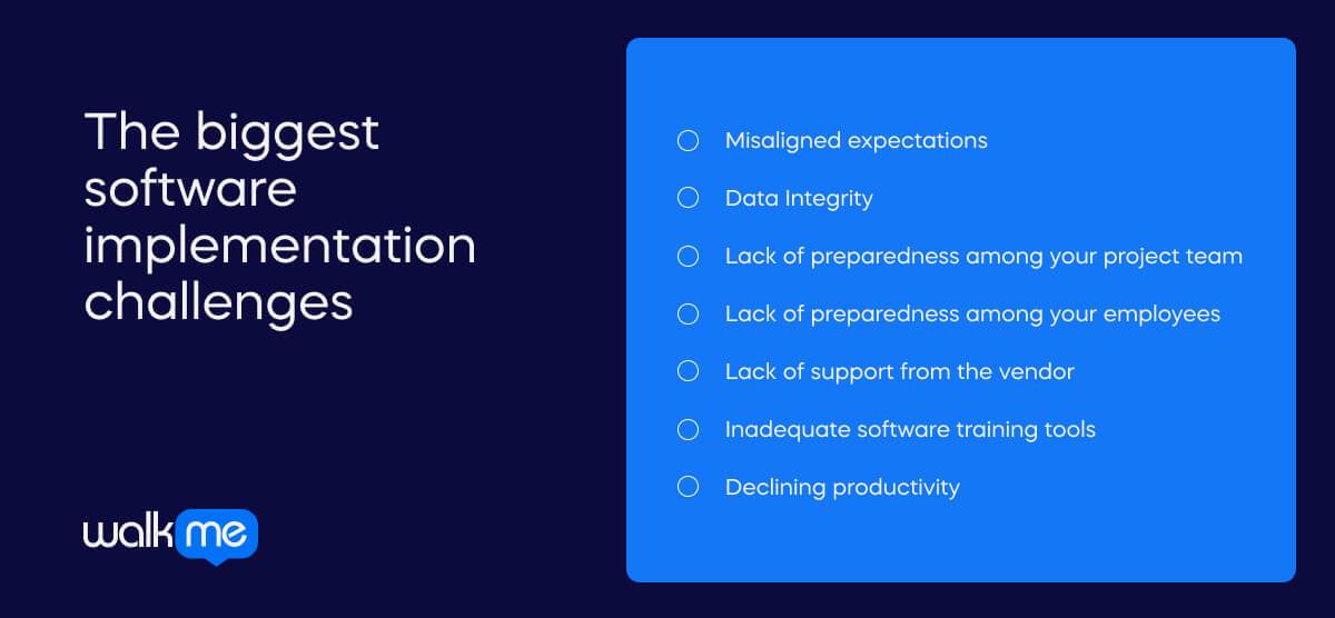 Software Update Challenges 7 software implementation challenges & how to solve them