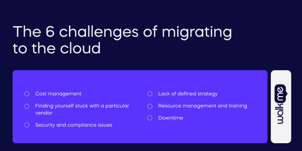 the 6 challenges of migrating to the cloud