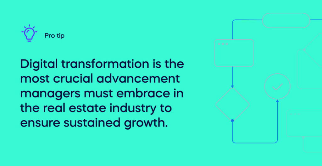Focus on staff to achieve digital transformation in real estate success Digital transformation is the most crucial advancement managers must embrace in the real estate industry to ensure sustained growt (1)