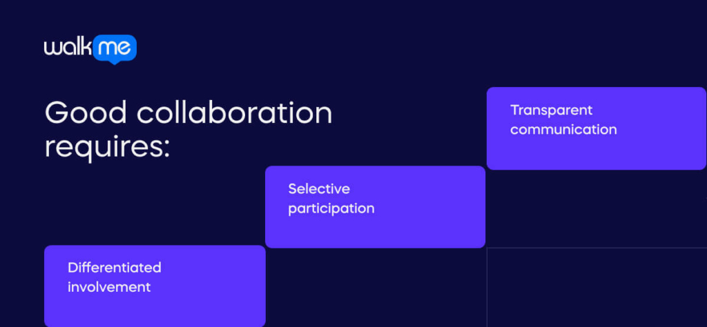 Good collaboration requires