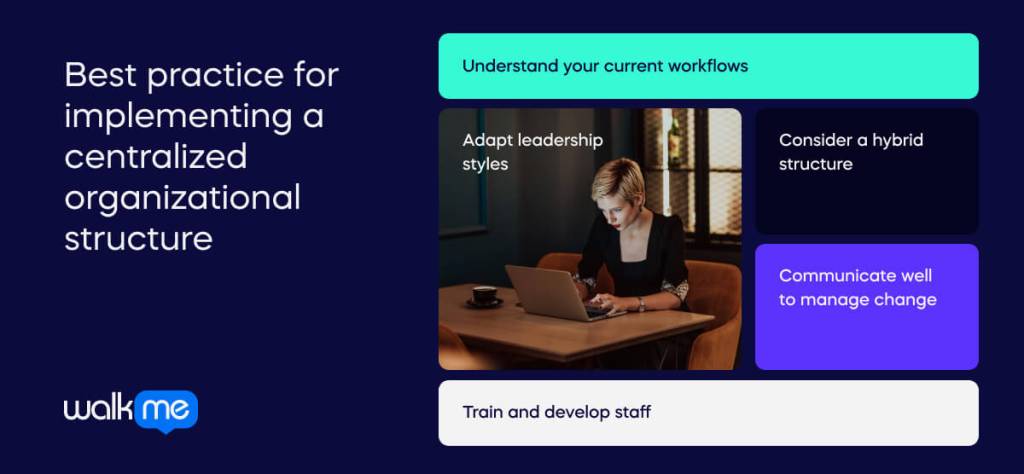Best practice for implementing a centralized organizational structure (1)