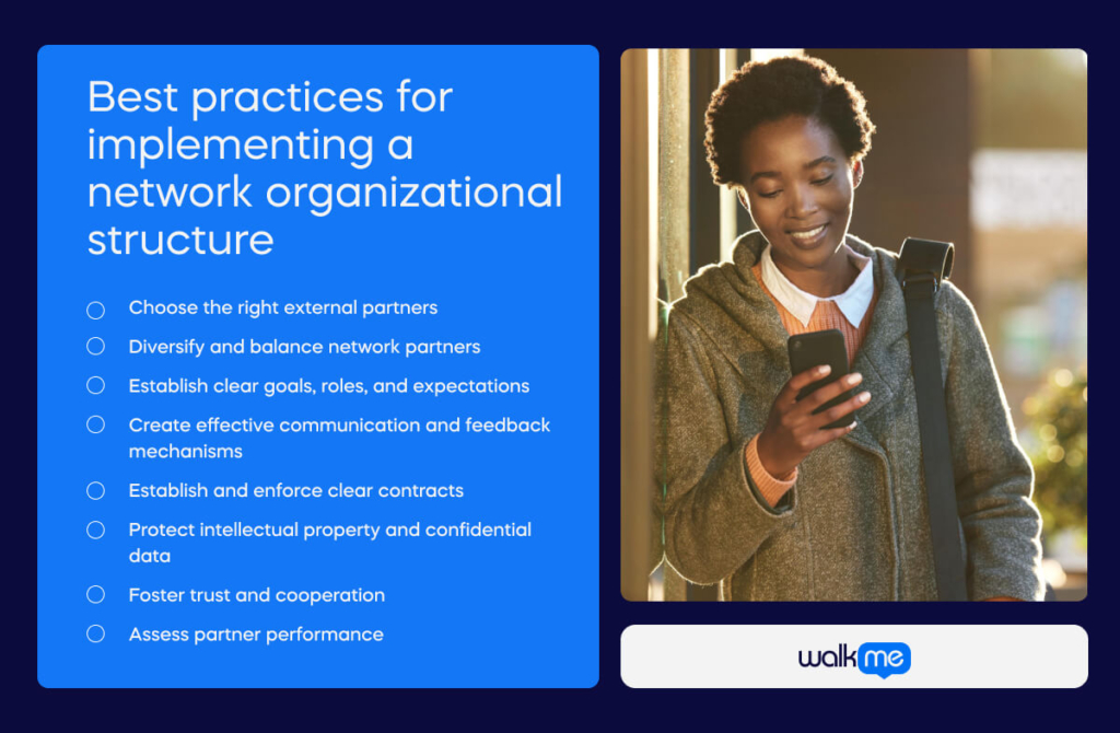 Best practices for implementing a network organizational structure (1)