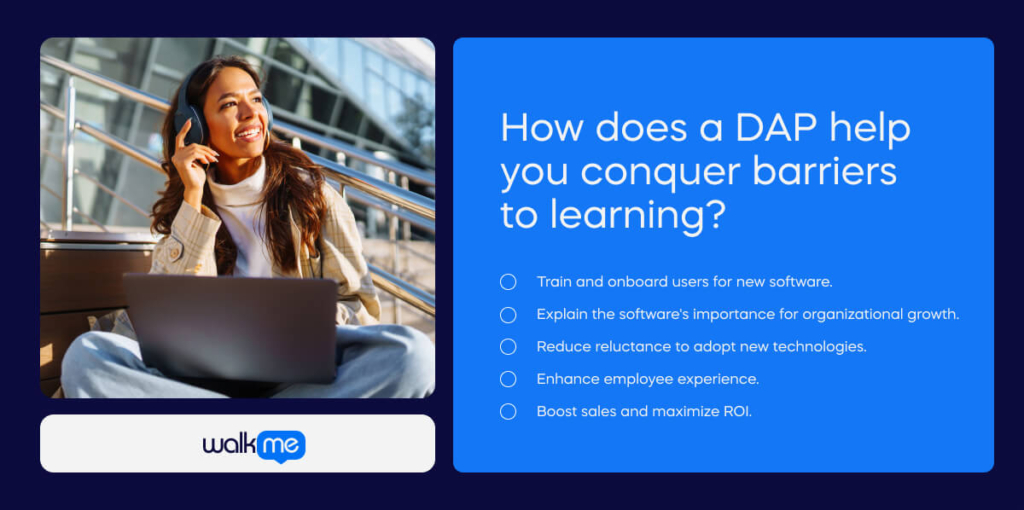 How does a DAP help you conquer barriers to learning_