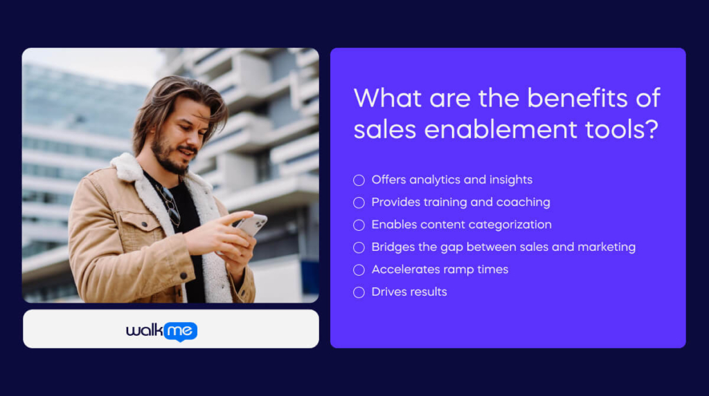 What are the benefits of sales enablement tools?