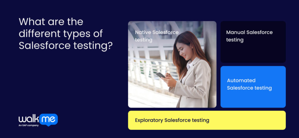 What are the different types of Salesforce testing?