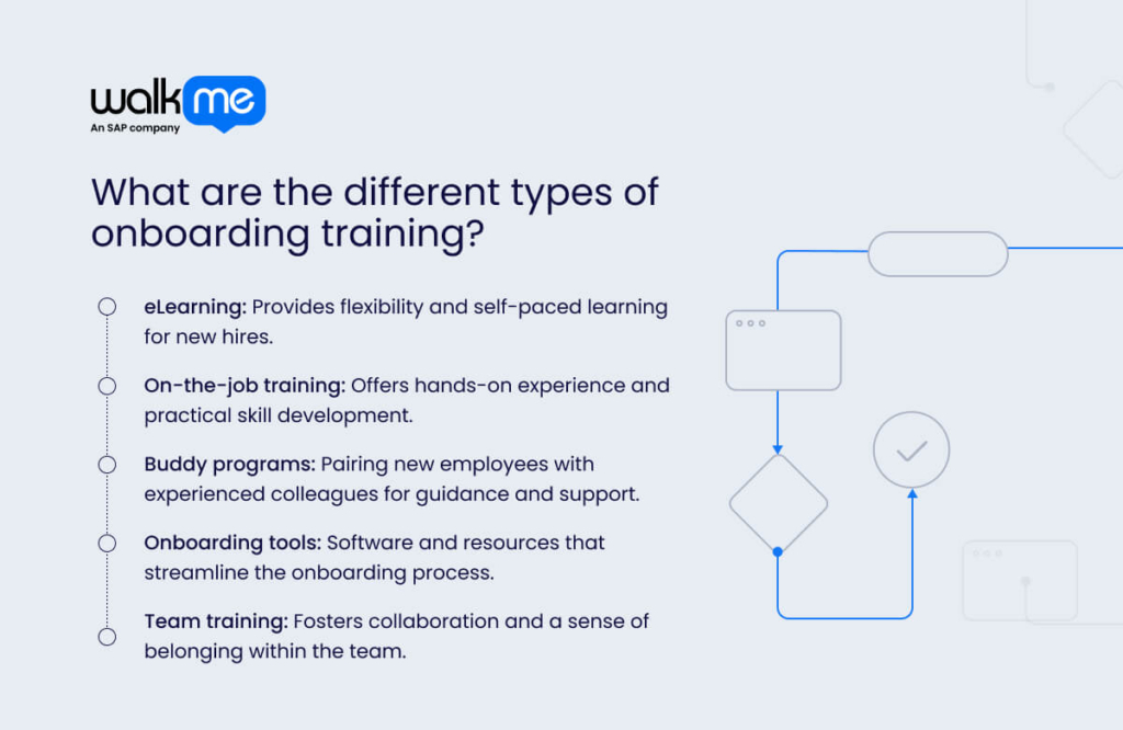 What are the different types of onboarding training?
