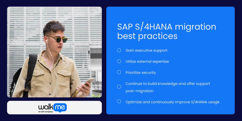 SAP S/4HANA migration best practices