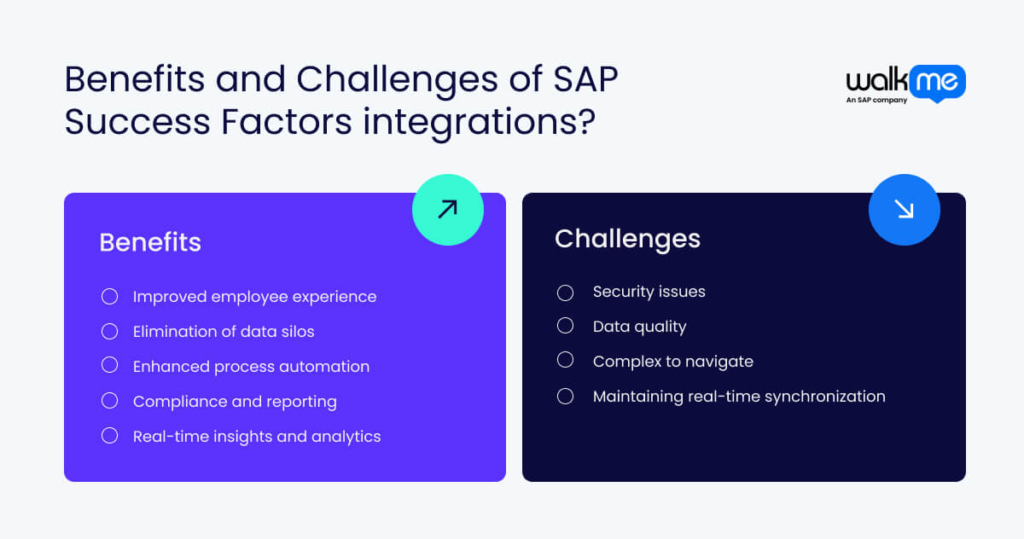 Benefits and Challenges of SAP SuccessFactors integrations?