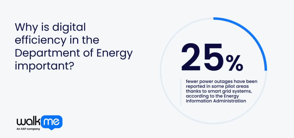 Why is digital efficiency in the Department of Energy important?