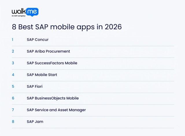 8 Best SAP mobile apps in 2026