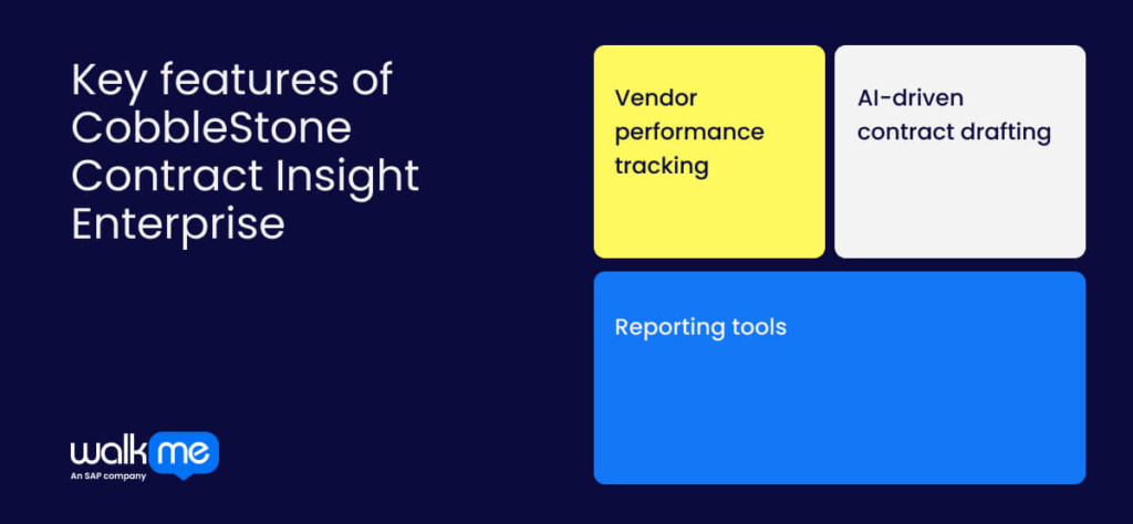 Key features of CobbleStone Contract Insight Enterprise