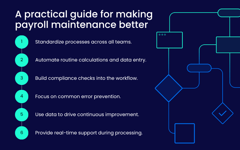 A practical guide for making payroll maintenance better