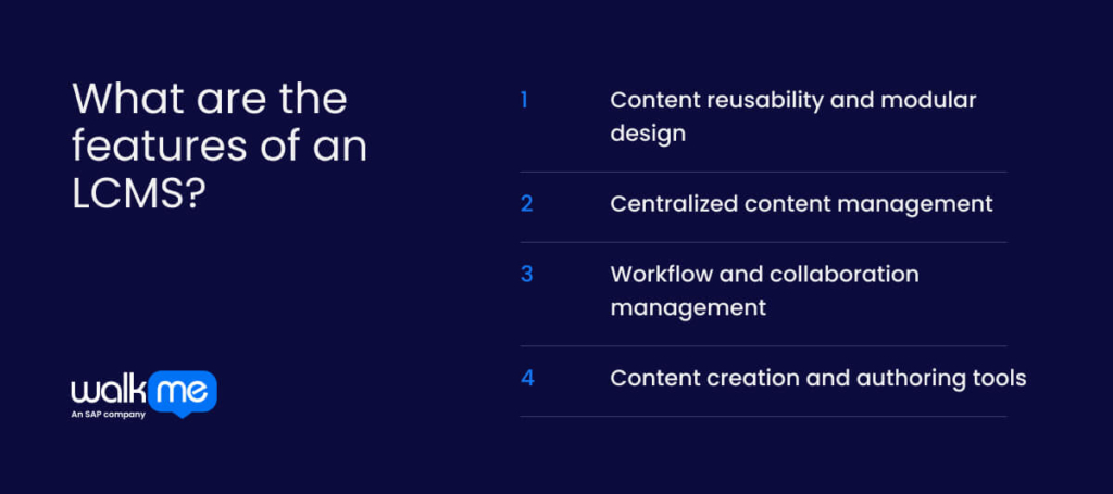 What are the features of an LCMS?