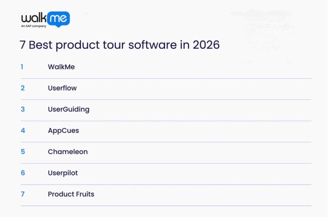 7 Best product tour software in 2026