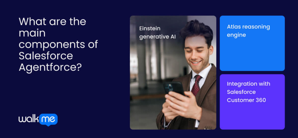 What are the main components of salesforce agentforce?