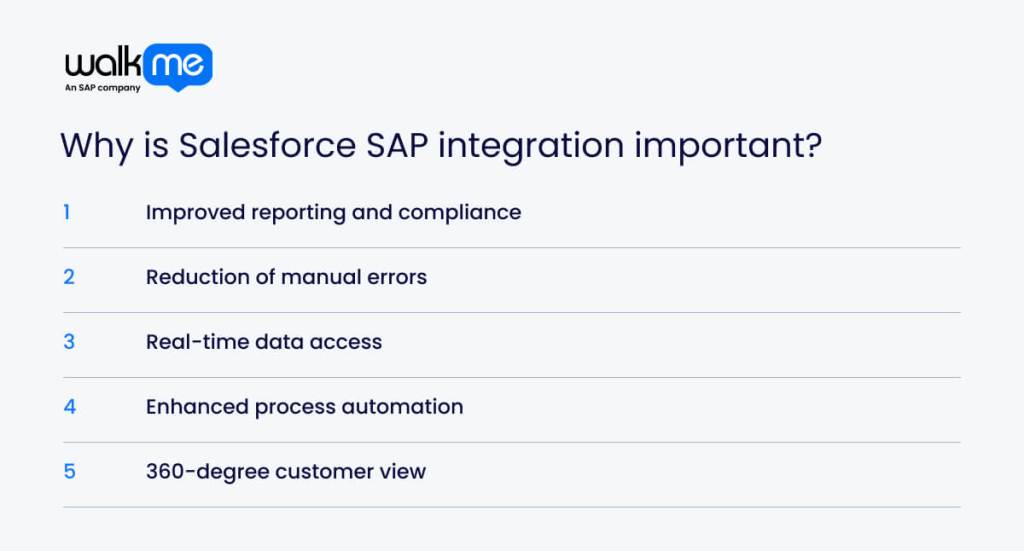 Why is Salesforce SAP integration important?
