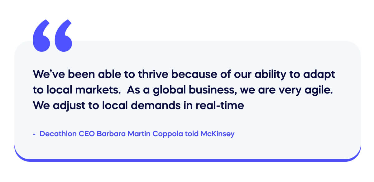 qoute of CEO Barbara Martin