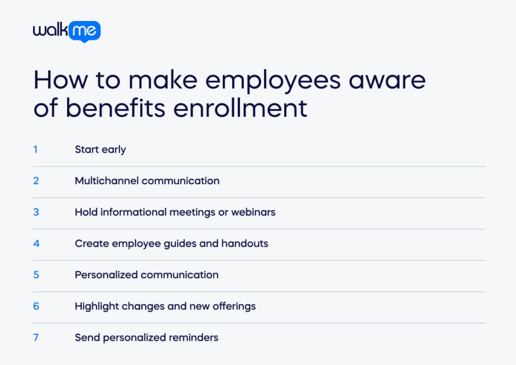 How to make employees aware of benefits enrollment