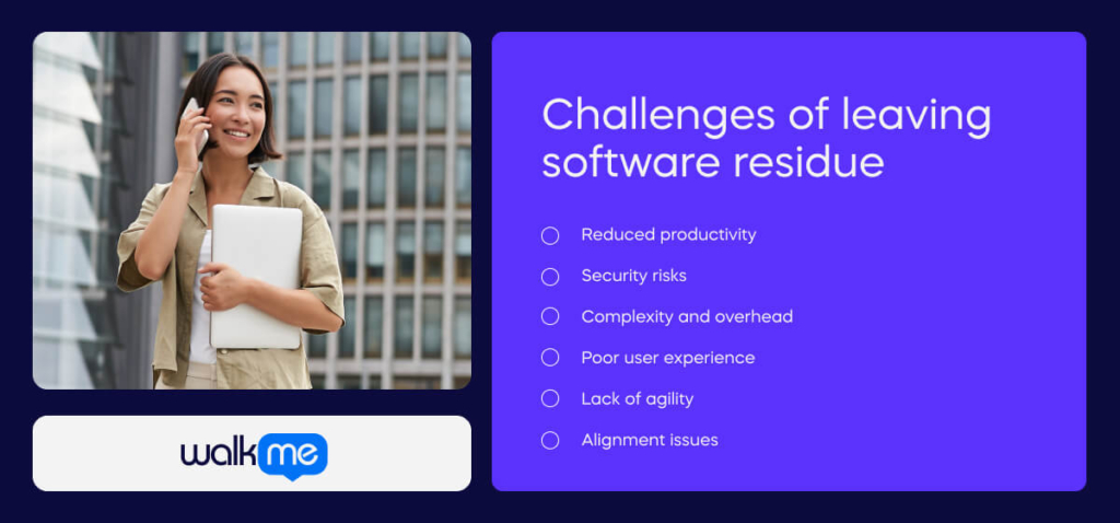 Challenges of leaving software residue (1)
