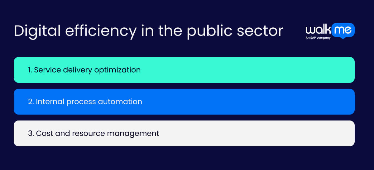 Digital efficiency in the public sector