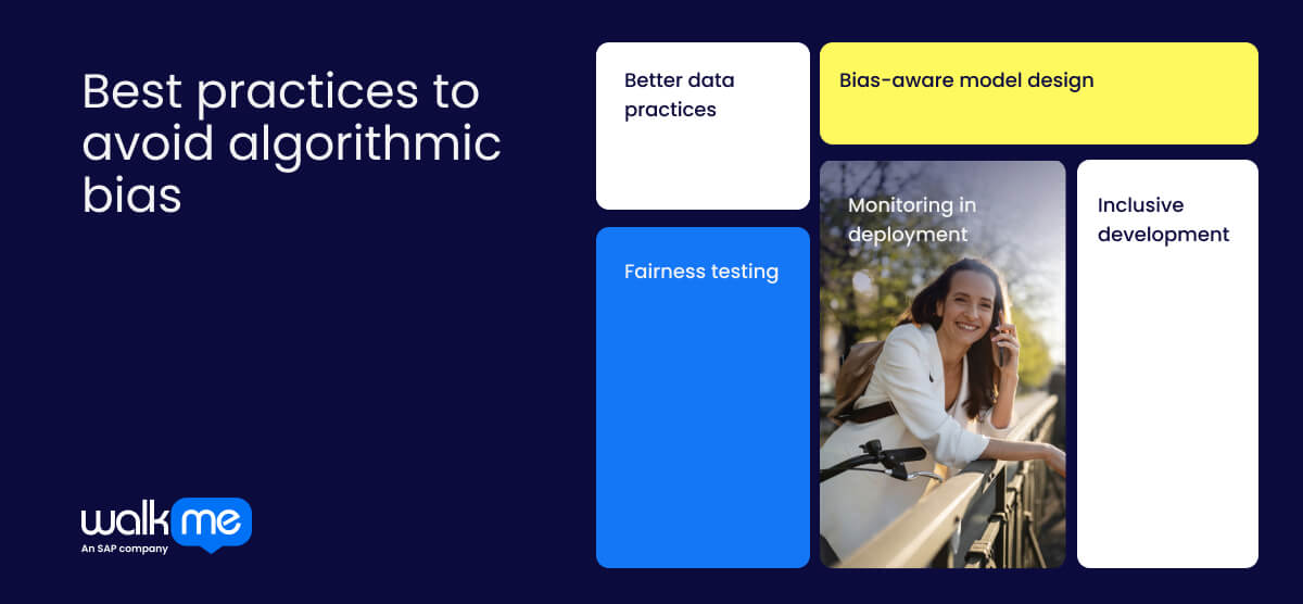 Best practices to avoid algorithmic bias