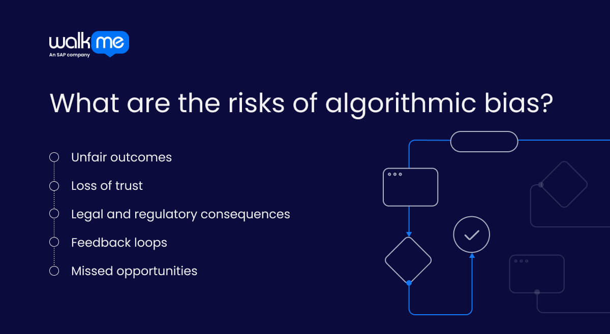 What are the risks of algorithmic bias?