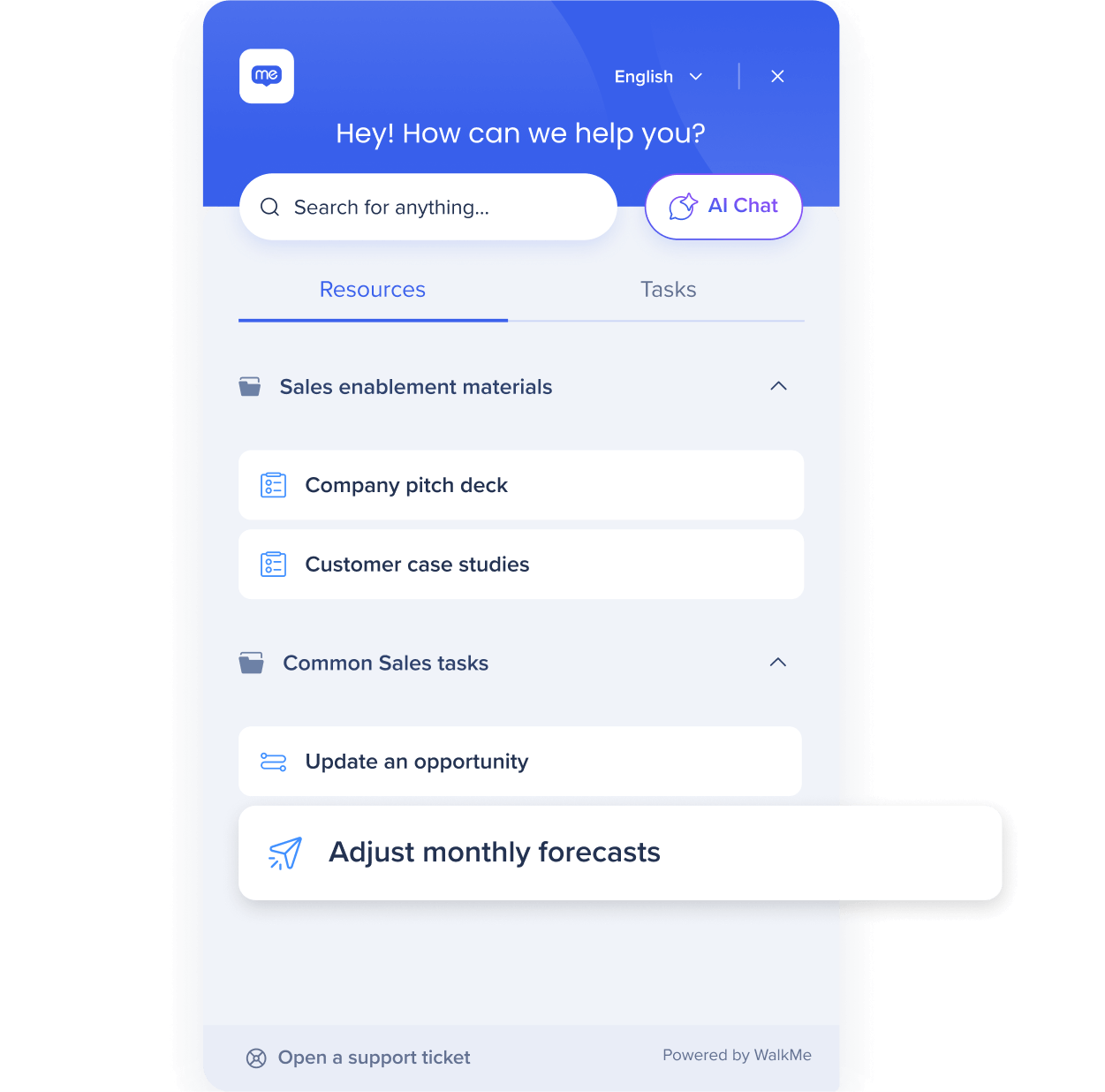 One place for every task and tool.